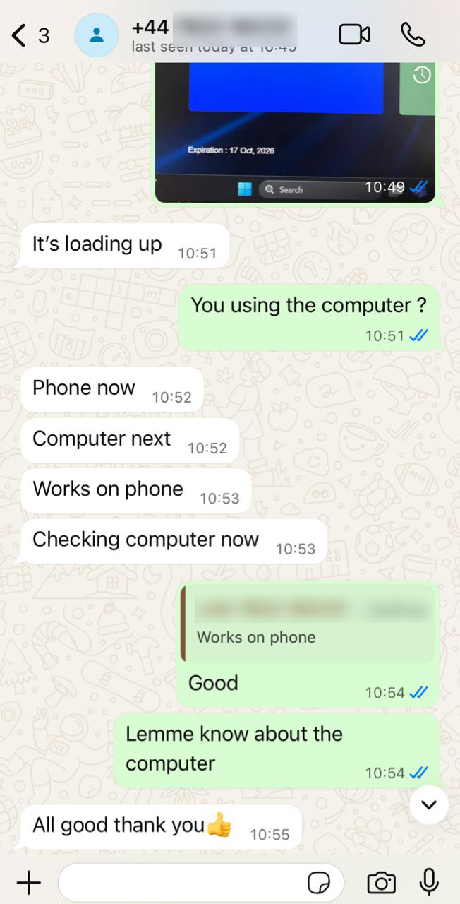 Client review 1